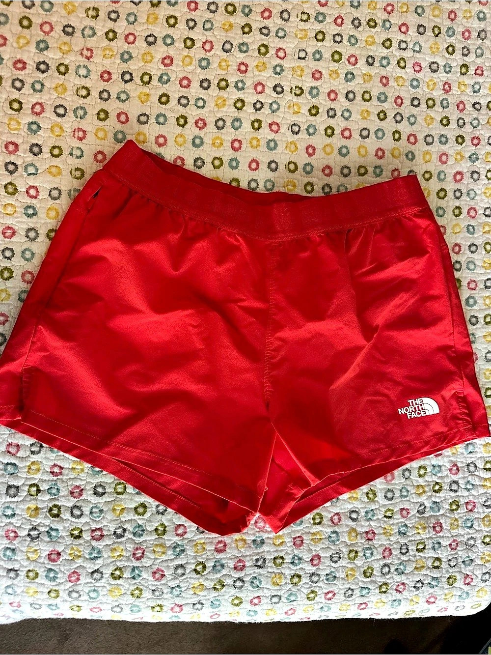 The North Face Sunriser Running Shorts in Coral